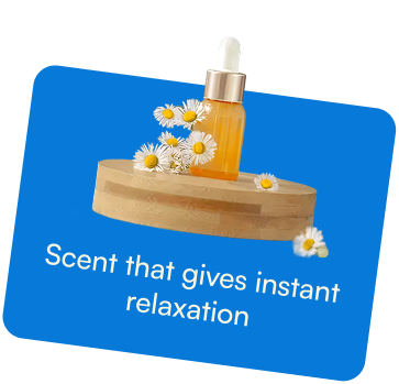 Scent that gives instant relaxation